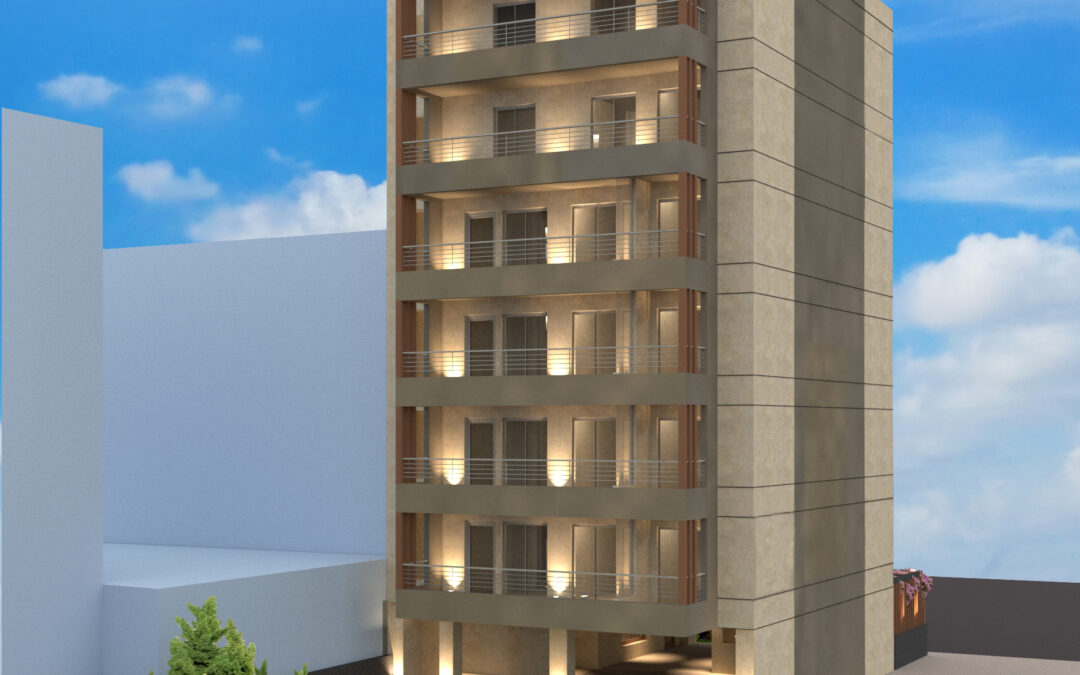 Construction of 6storeys Residential Building in Center of Heraklion Crete